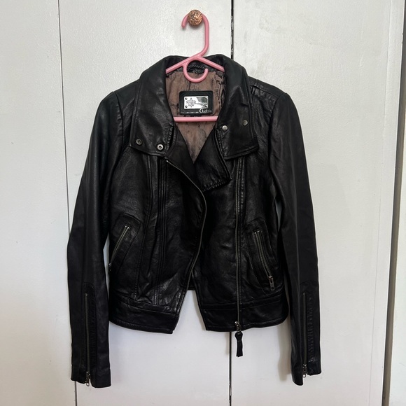 Mackage Leather Classic Black Jacket - Picture 1 of 4
